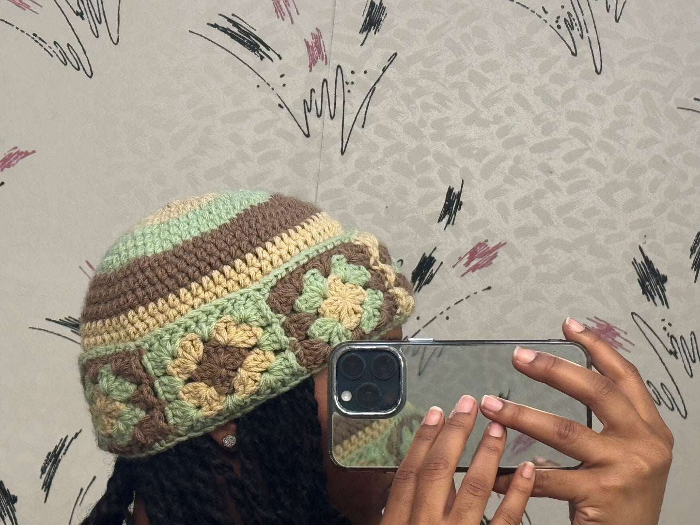 Granny Square Beanie