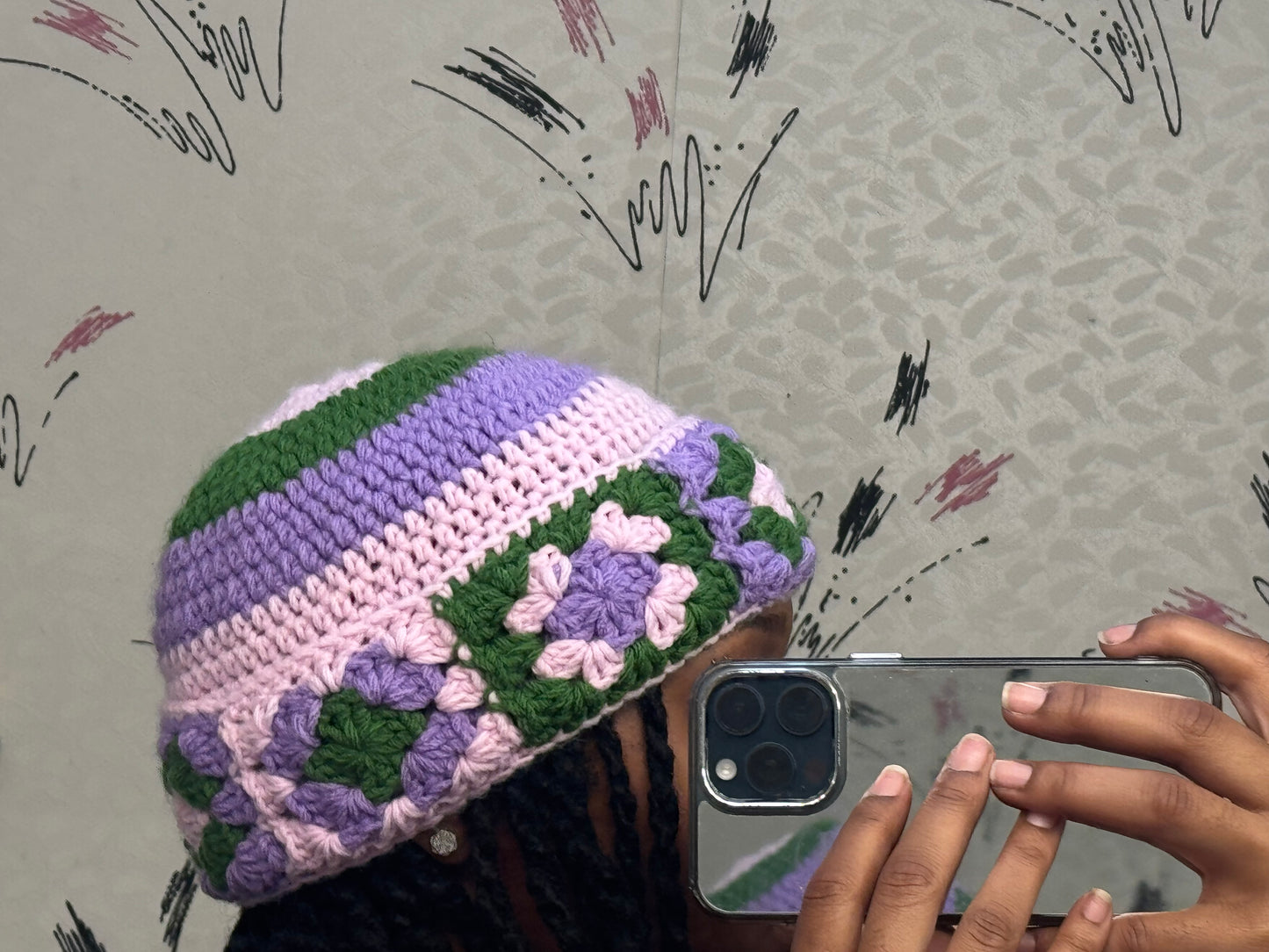 Granny Square Beanie