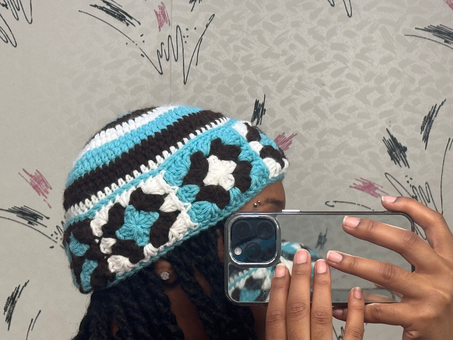 Granny Square Beanie